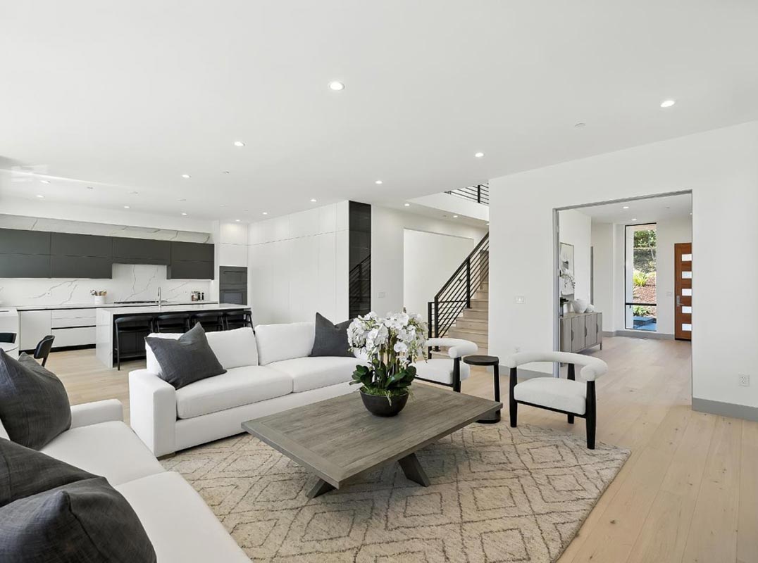 Brand New Sleek Modern Estate with Sweeping Bay Views
